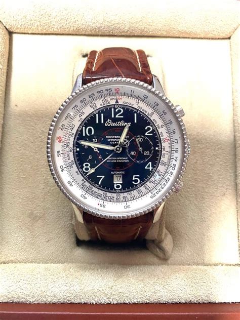 breitling 100 ans d aviation 1903 2003|SIGNED BREITLING, MONTBRILLIANT, CHRONOMETRE .